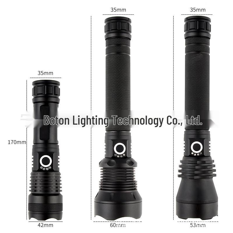 High-Power USB Rechargeable LED Flashlight