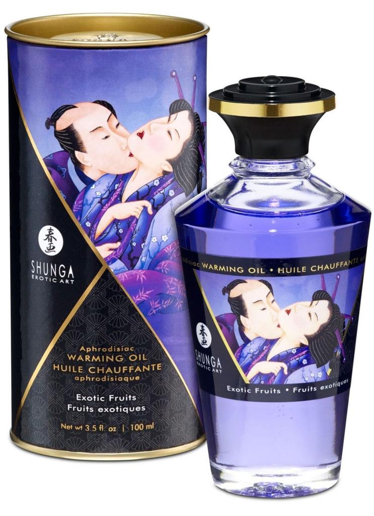 Huile Chauffante Fruits Exotiques Comestible 100ml Cc812004