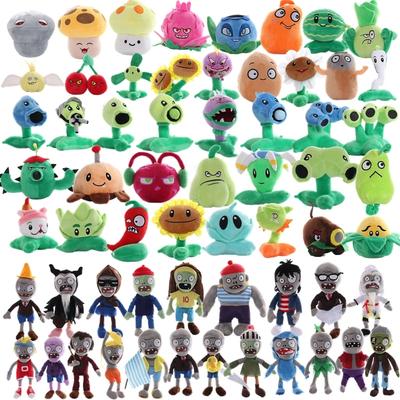 Plantas contra Zombies 2 Videojuego Personaje Peluches PVZ Plantas Lanzaguisantes Girasol Anime Muñecos de Peluche Rellenos Regalos para Niños