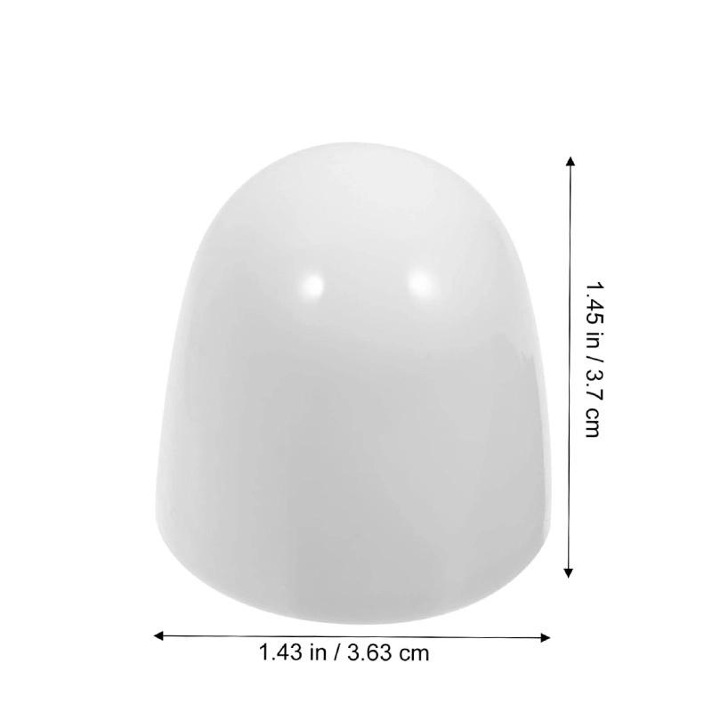 6 Stück Weiße Toilettenschraubenabdeckungen Für Heim-Toilettenzubehör Badezimmerarmatur Verdeckt Badezimmerinstallationsspuren