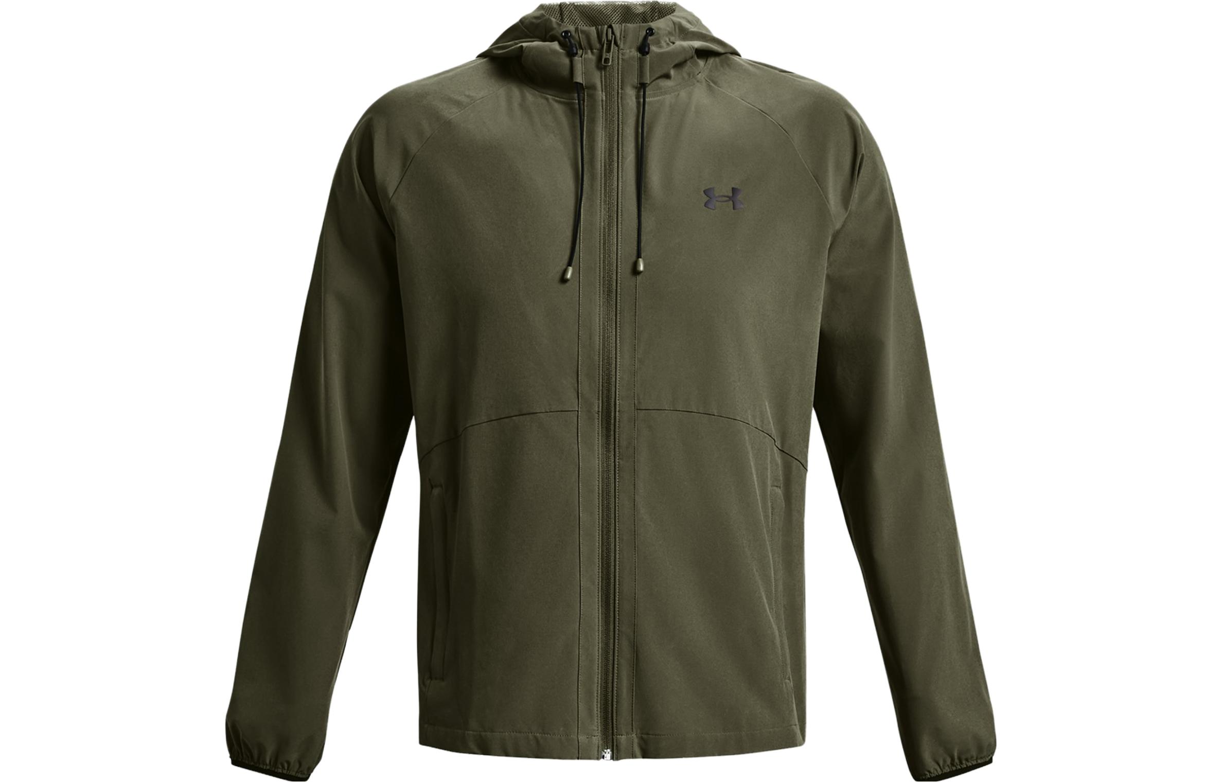 Under Armour Jackets Men s Olive Green Hooded Moderate Other 1377171-390 XXXL