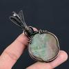 Chrysocolla Pendant, 999 Copper Wire Wrapped Pendant Handmade Gemstone Jewelry, Gifts For Wife Brand New Pendant