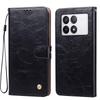 Vintage Crazy Horse Texture PU Leather Flip Wallet Phone Case for Xiaomi POCO F8 Pro Card Holder Kickstand Shockproof Protective Cover