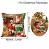 Christmas Cushion Cover Santa Decorative Throw Pillow Case Christmas Decorations For Home Navidad Natal Gifts New Year