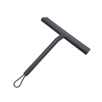 Widely Used Silicone Shower Squeegee Scraper Plastic Soft Glass Clean Scraper Cleaning Black Washing Wiper Bathroom