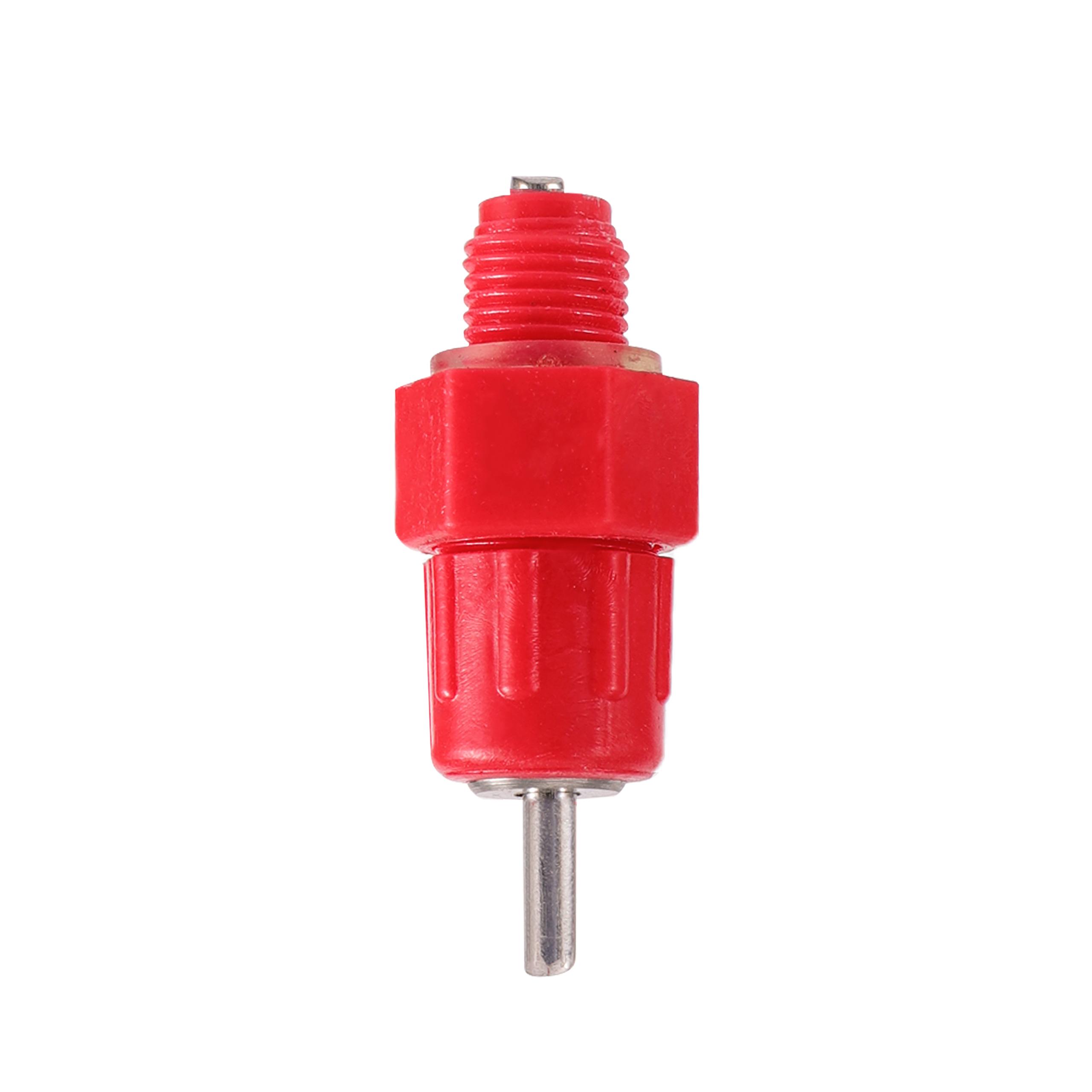 50 Pcs 8mm Thread Red Chicken Nipple drinkers Poultry Chicken Waterer Spring Type Drinking Fountain Farm Feeding Equipment