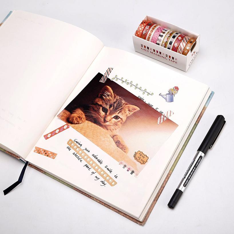 10 roliek Hviezdičková washi páska Dekoratívna lepiaca páska Školské pomôcky na zápisník Zlatá fólia Scrapbooking Kawaii písacie potreby Maskovacia páska