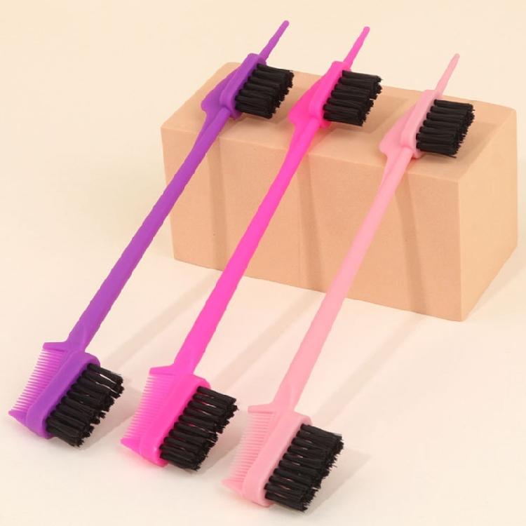 Hair Comb Hair Styling Double-side Baby Hair Brushes Eyebrow Combing Makeup Tool
