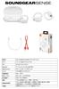 JBL SOUNDGEAR SENSE Kompletně Sluchátka/Otevřené ucho/Vícebodové/Voděodolné IP54//Bílá/JBLSNDGEARSNSWHT