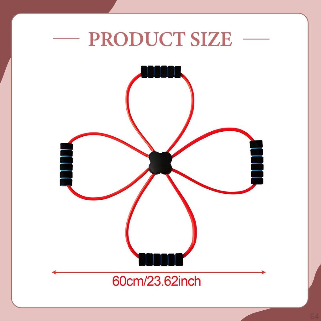 Resistant Band Exercise Arm Back Elastic Rope Multifunctional Gift for Sports Lover