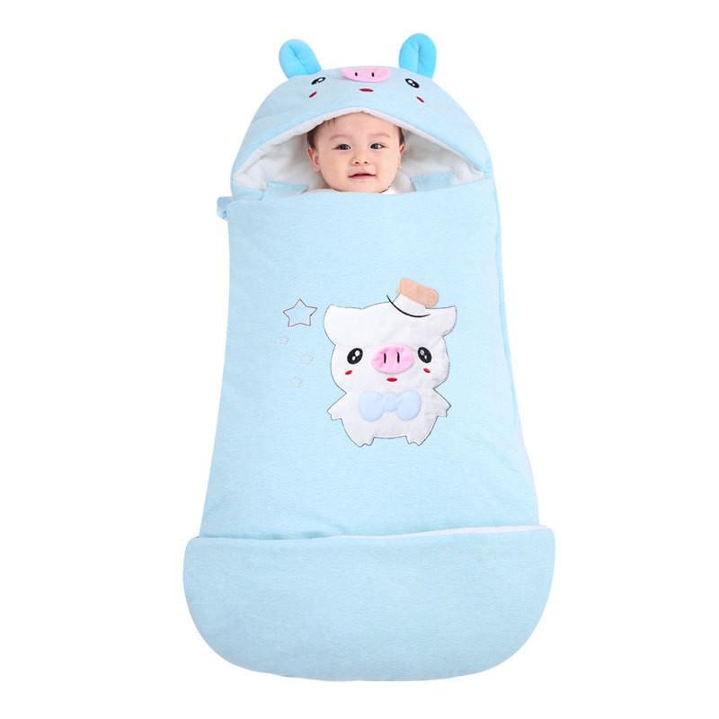 Infant Cotton Sleep Sack Warm Thickened Swaddle Newborns 0-12 Months Fall Winter Use