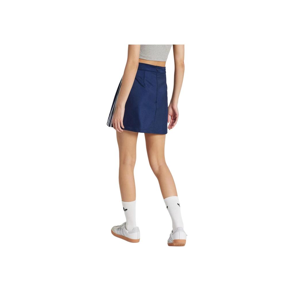 Adidas Originals Women Adicolor 3 Stripes Mini Skirt Night Indigo JD0283