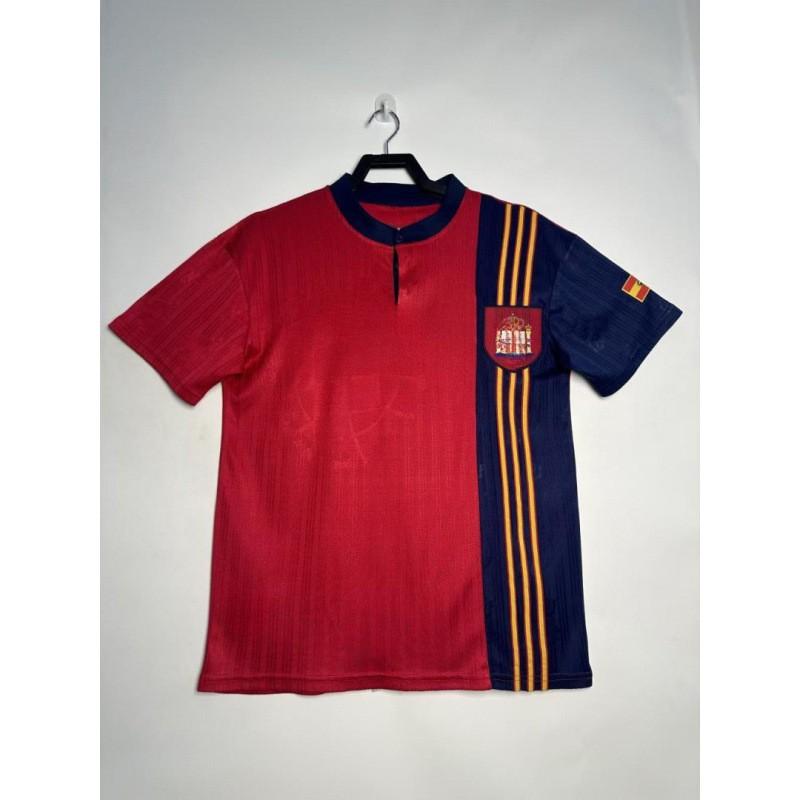 Vintage Retro National Team Soccer Jerseys Spain Mexico Germany Brazil Football Shirts