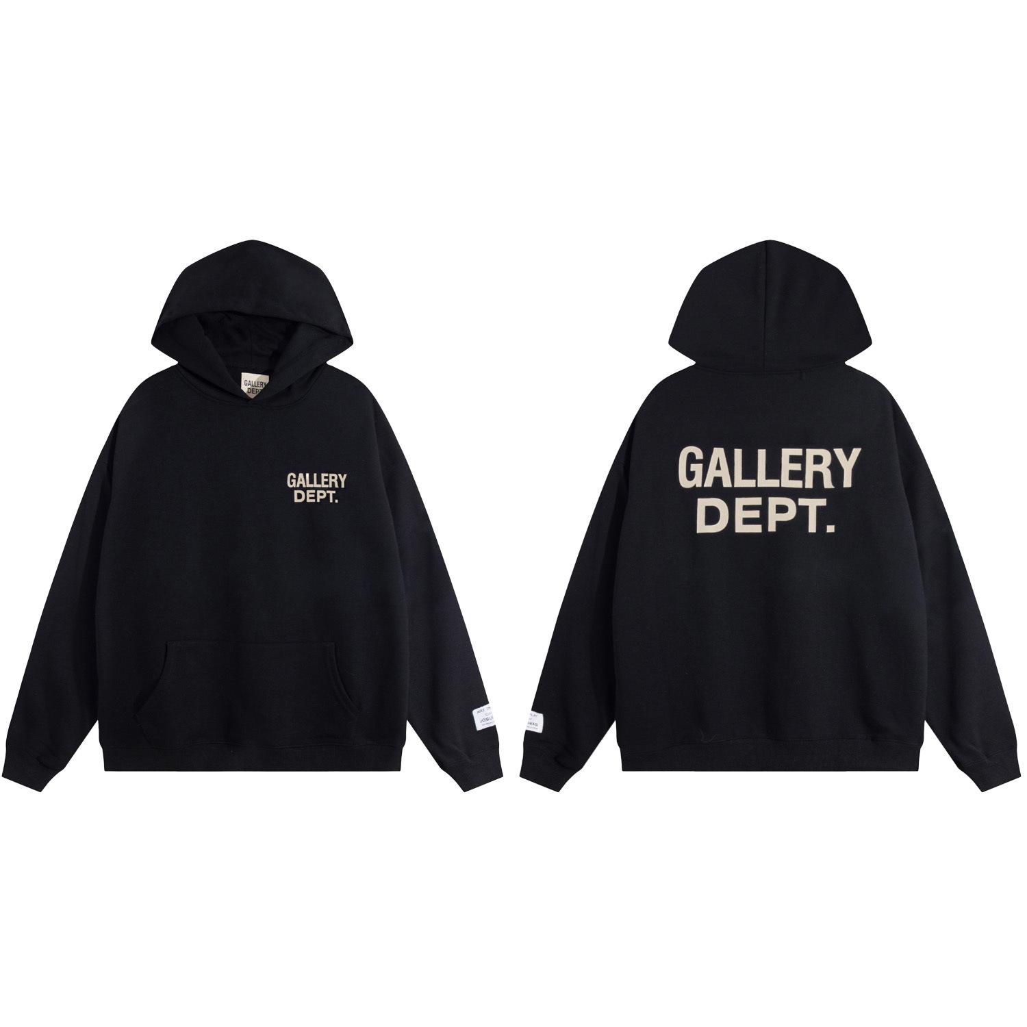 Cross-border European and American trendy brands Gallery Dept classic alphabet slogan hoodie sweater men s and women s high street jackets S