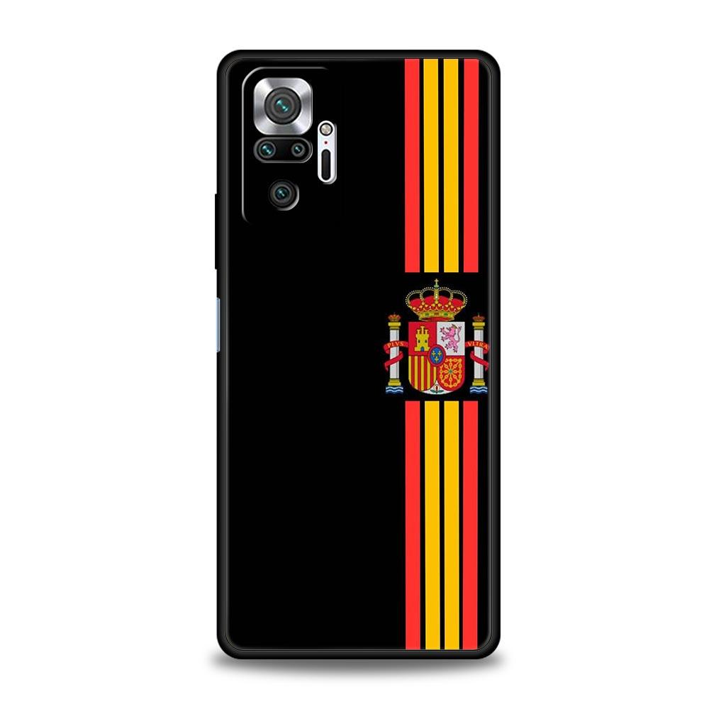 

Spain Bull Flag Phone Case For Xiaomi Redmi Note 14 13 5G 10 11 12 Pro Plus 4G 14C 13C 12C 10C Black Cover Redmi 12C