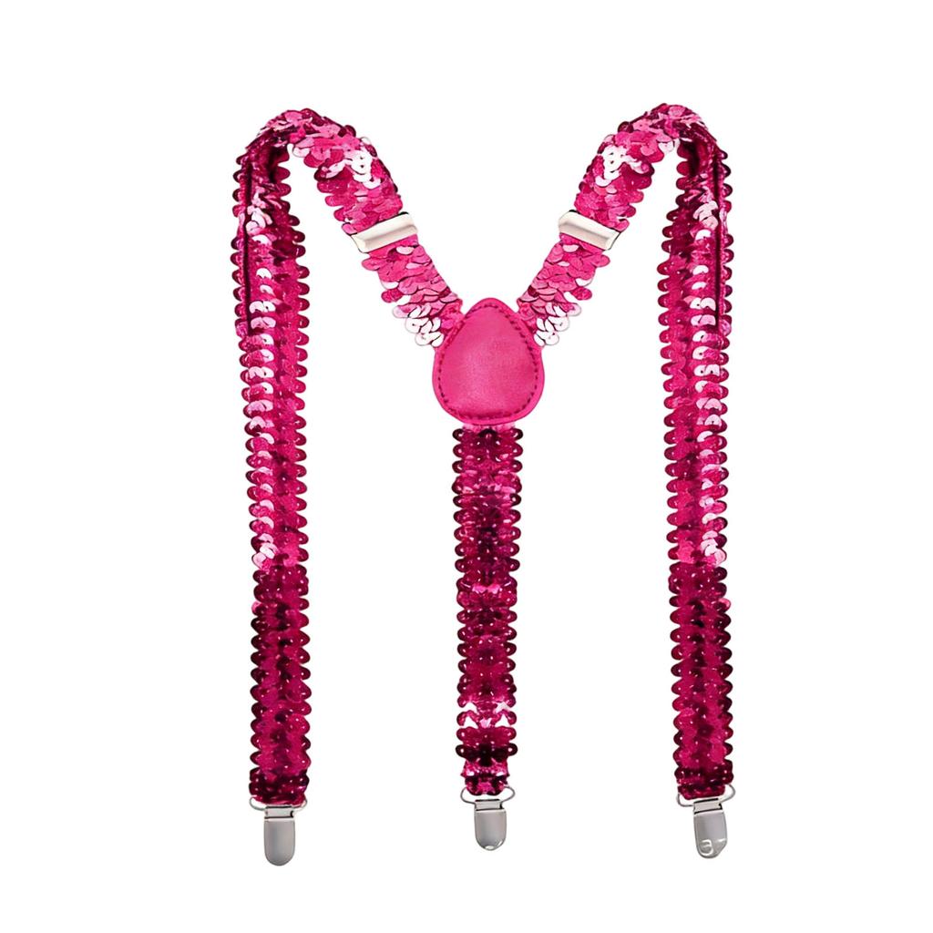 Sequined Suspenders For Performance