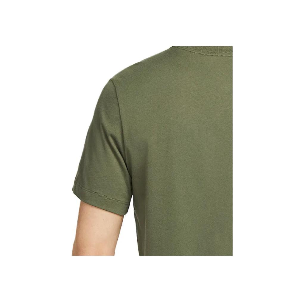 Nike Sportswear Comfortable Stylish Simple Moisture-Wicking Short Sleeve T-Shirt Men Tops Olive-Green AR5005-222
