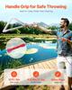24in Aquatic Weed Rake 3-Sided Foldable Lake Weed Rake Handle 30ft Rope