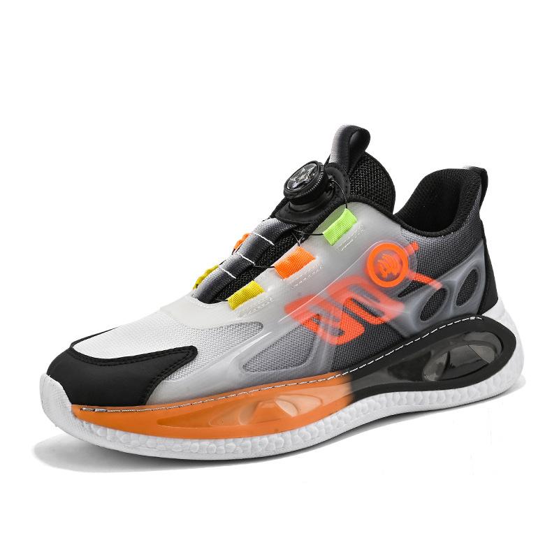 Sneakers Herren Drehende Knöpfe Außenhandel Übergröße Papa-Schuhe Paar Laufschuhe Mecha-Schuhe Herrenschuhe Fabrikdirektverkauf