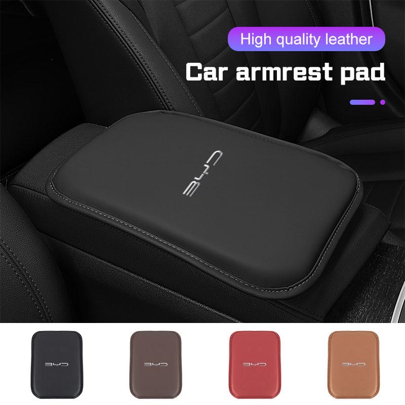 Car Center Console Armrest Pad Leather Protector for BYD Song Plus Yuan Pro Tang EV F0 F3 Seal U DMi Han Qin Dolphin All Models