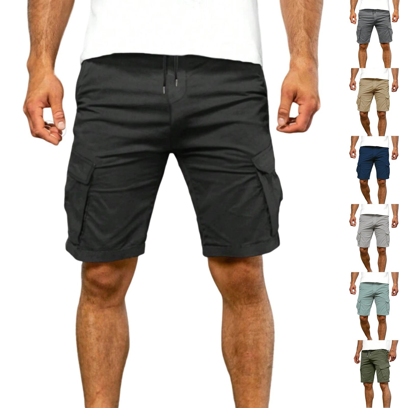 

Men s New Five-cent Vintage Casual Cargo Shorts XXL хакі