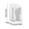Wall Mounted Remote Control Holder Organizer Air Conditioner Storage Box TV Remote Control Phone Plug Charging Holder