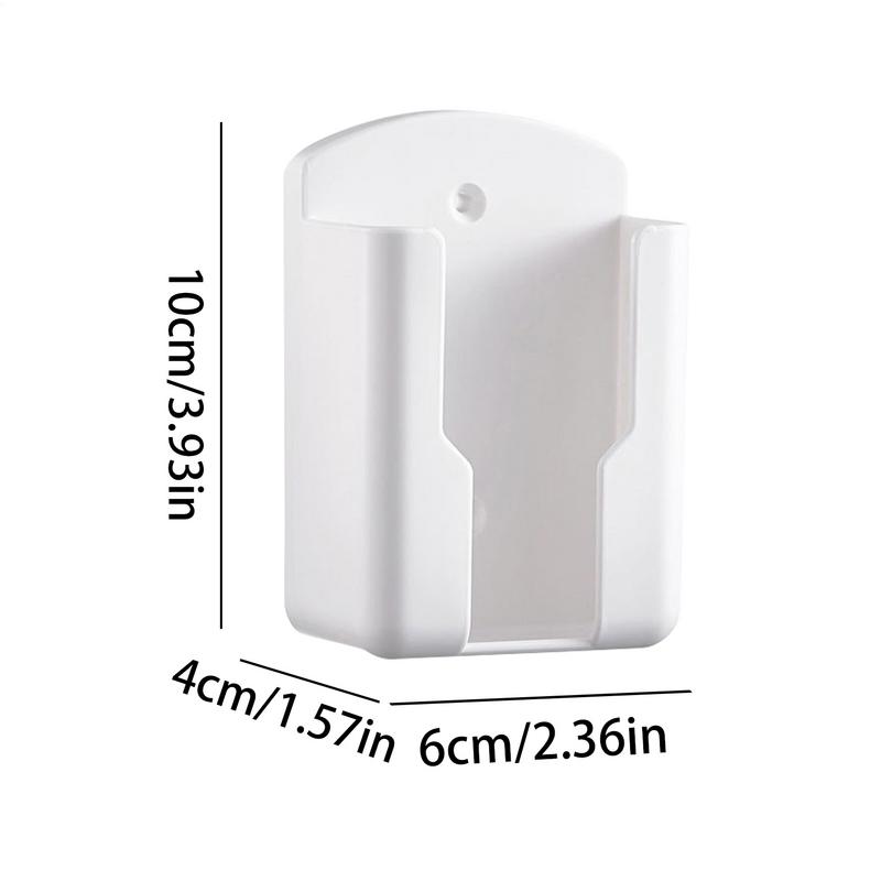 Wall Mounted Remote Control Holder Organizer Air Conditioner Storage Box TV Remote Control Phone Plug Charging Holder