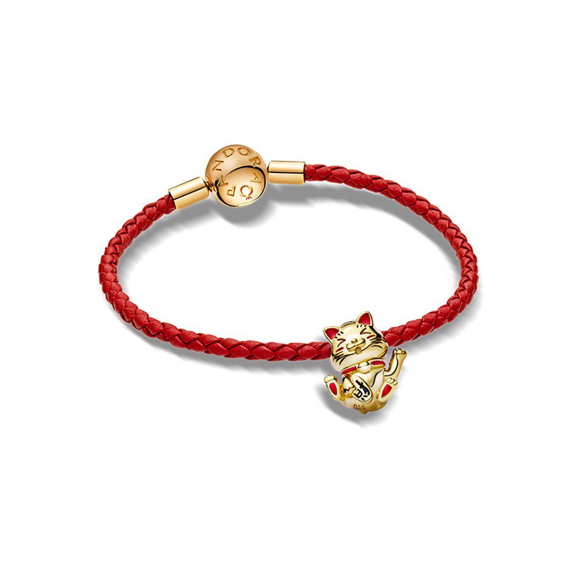 Pandora Lucky Cat Bracelet Set Women Bracelets Multicolor ZT1028 Lucky Lucky Cat,17.5cm
