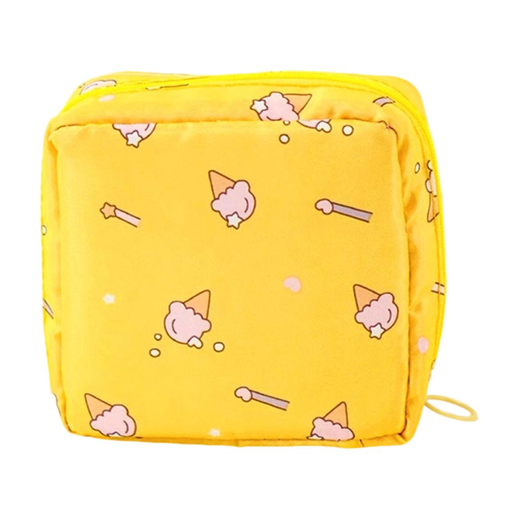 Multipurpose Women's Wallet for Period Supplies Practical Sanitary Pad Storage Bag for Organizing Personal Care Items