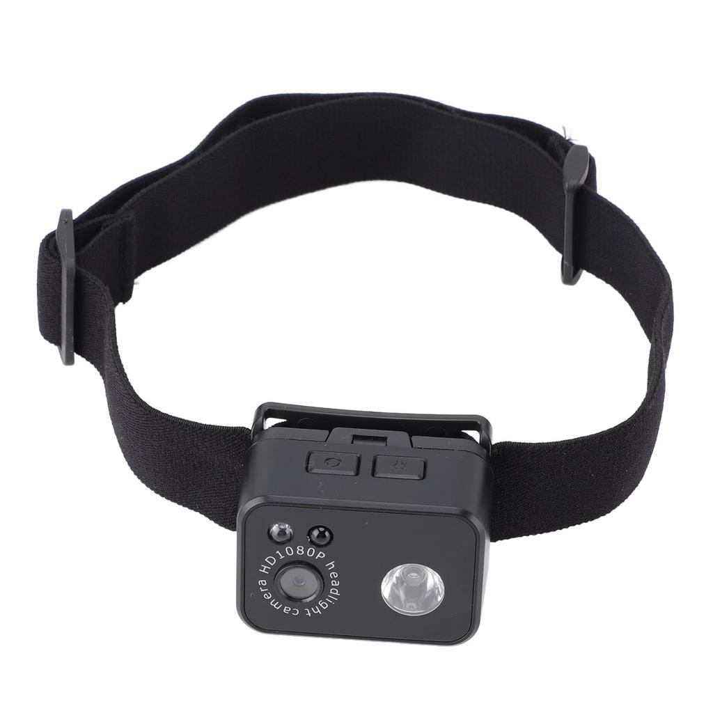 Headlamp Camera 3W LED 1080P 2MP Smart Sensor Headlamp Wearable Camera 1000mAh with Headband for