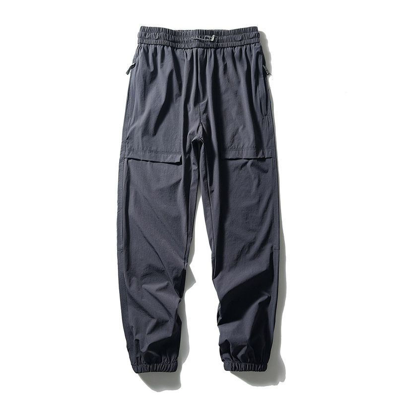 Outdoor Function Hiking Stretch Quick-Drying Pants Men Summer Thin Straight-leg Sports Pants Export Men's Pants Casual Pants