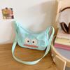 Lightweight Cute Cat Bag Teens Nylon Illustration Casual Outings