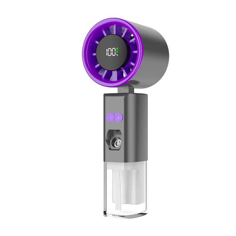 High-Speed Mini Handheld Fan with Humidifier & Hydrating Spray Handheld High-Speed Spray Fan