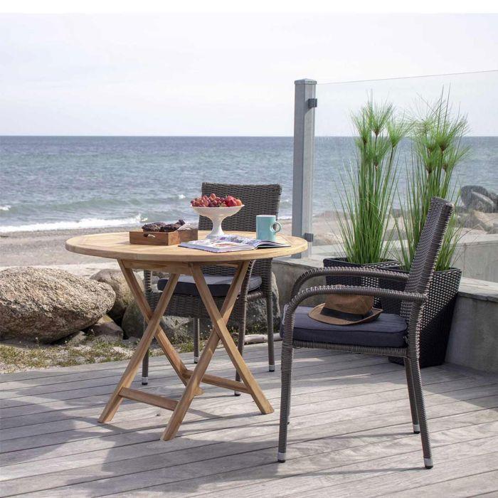OVIEDO Teak Garden Table Ø 100 Cm