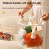with Handle Doll Storage Basket PVC Stuffed Toys Organizer New Plush Toys Storage  Household Use