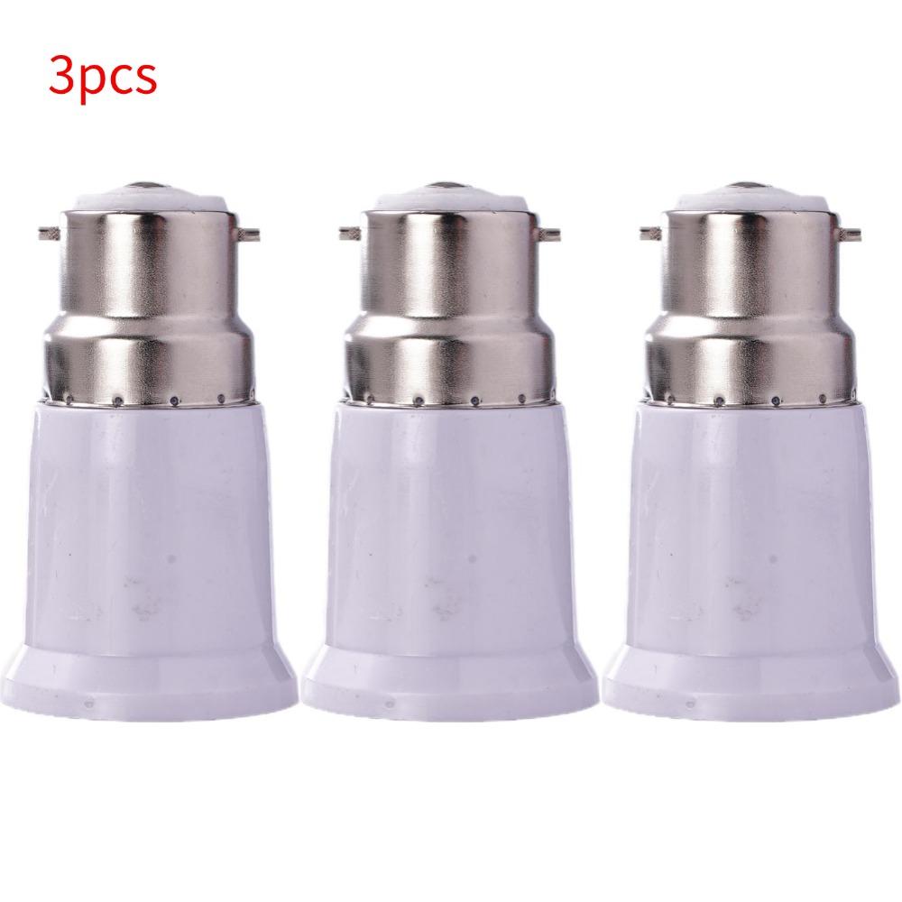 B22 to E27 Lamp Holder Converter holder Bayonet to Screw Lamp Light Socket Bulb Base Spliter Extension Adapter LED Corn Bulb