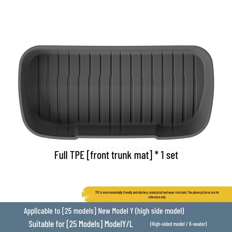 25 Tesla Model YL Floor Mats - Dirt-Resistant, Waterproof TPE Mats