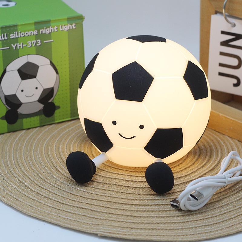 Football Night Light for Kids - Bedside Sleep Companion, Baby Feeding Eye Protection, Birthday Gift