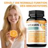 Vitamin C Kapseln, 1000 mg, antioxidative Unterstützung, verbesserte Aufnahme, schonend aufgenommen.