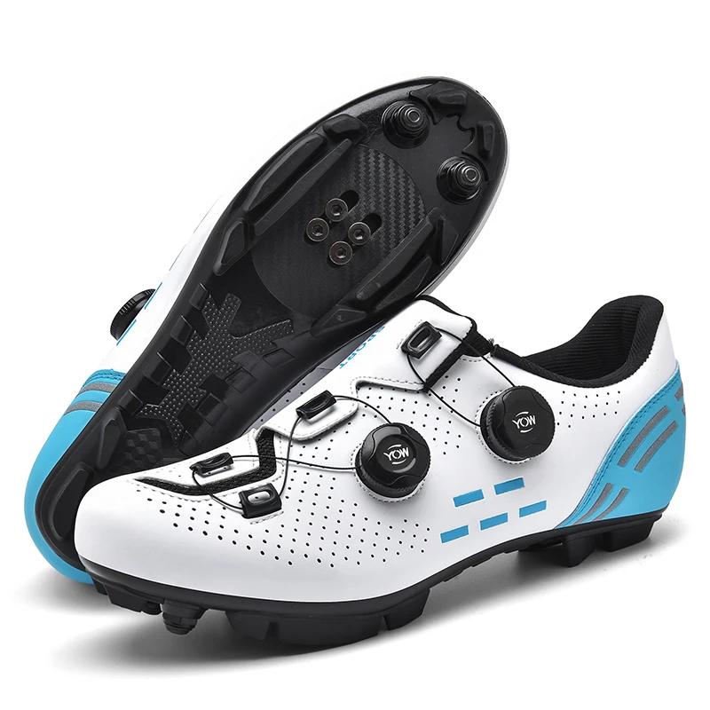 New Men's Cycling Shoes Unisex Road Cycling Sneakers Nonslip Mountain Bike Shoes Racing Outdoor Women's Sapatilha Ciclismo Mtb