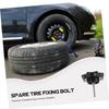 Tire Screw Retainer, Spare Tire Bolt Adapter, Spare Tire Mounting Bolt, Spare Tire Hardware,