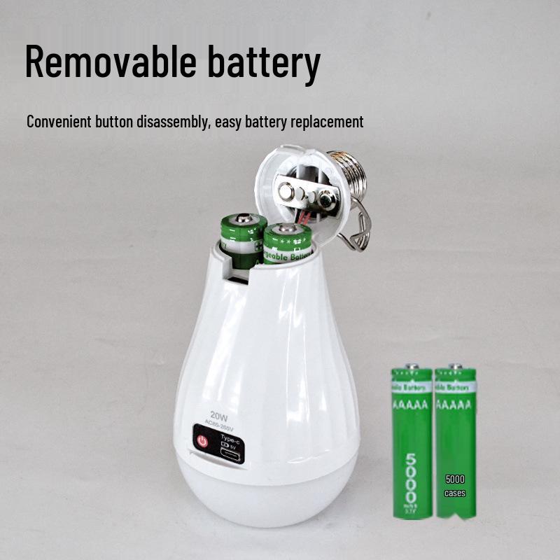 Ampoule de poche LED E27: Lumière d'urgence à économie d'énergie, activée par l'eau