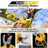 NEWONE18V wireless scissors with LXT battery compatible LCD display screen, maximum cutting diameter: 30mm, 2-speed switch adjustment