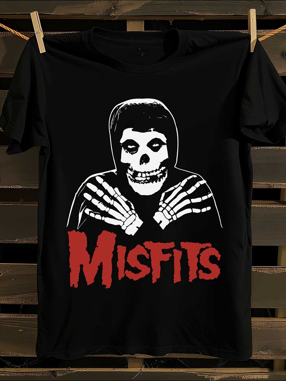 

Misfits Fiend Graphic T-Shirt Mens Tshirt Womens Tshirts with Letters Print Short Sleeves T-Shirt Casual Street Tee Shirt Top XXL