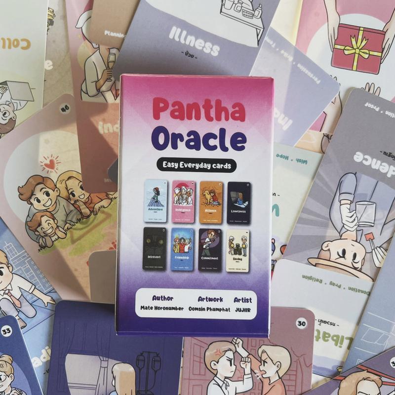 Pantha Orakel Mystische Divination Tarotkarte Kleines Mädchen Decks Brettspiel Englische Karten