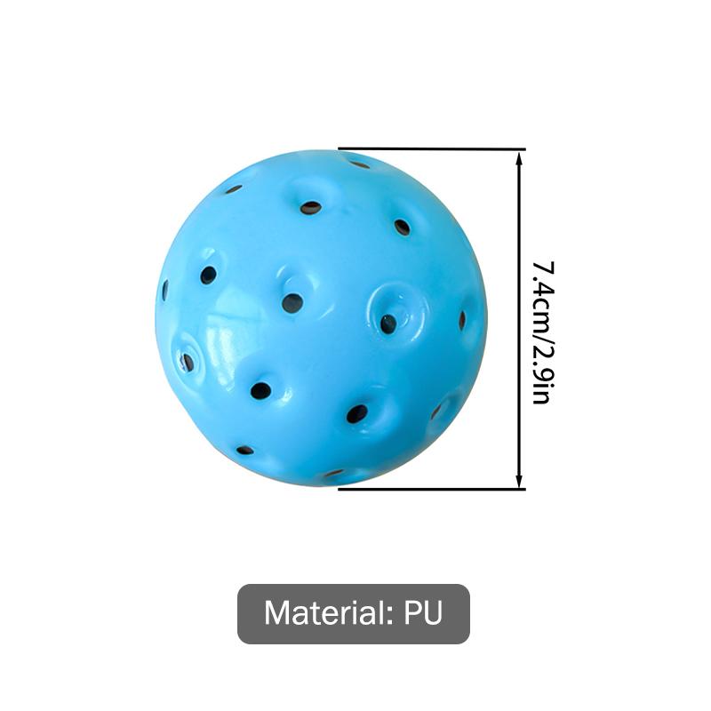 1/3Pcs Silent Pickleball Indoor Entertainment Silent Practice Ball Pu Foam High Bounce Resistance Not Disturbing People
