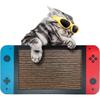 Gaming Cat Scratcher, Double Sided Cat Scratching Pad with Stickers, Game Theme Cute Kitten Interactive Toy, Kitten Toy & Cat Scratching Pad