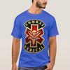 Combat Skull & Swords Cross Star of Life Patch T-Shirt. Premium Cotton Short Sleeve O-Neck Mens T Shirt New S-3XL