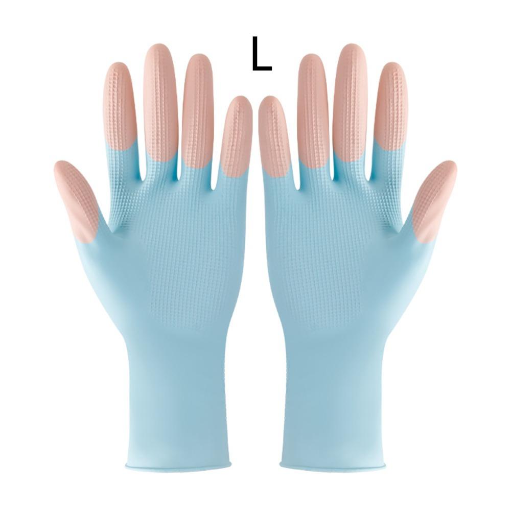 Waterproof Rubber Latex Gloves Thickened Housework Glove New Cuffs Dishwashing Gloves