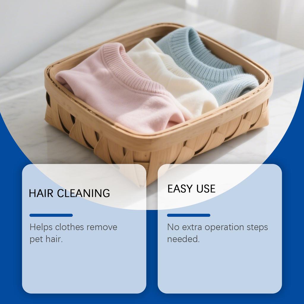 Кульки для видалення шерсті домашніх тварин для чищення шерсті тварин та одягу. Зручні та портативні кульки для чищення для домашнього використання.